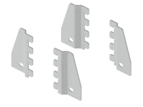 legbordhouder,v. werktafel,ESD,staal,lichtgrijs