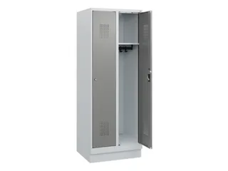 schoollocker,HxBxD 1630x600x500mm,2vak,vak B 300mm,cil.-slot,sokkel - 1