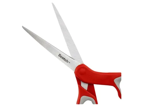Schaar Scotch 18cm comfort rood blister
