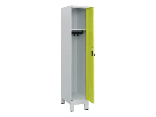 schoollocker,HxBxD 1630x300x500mm,1vak,vak B 300mm,draaigrendel,voeten