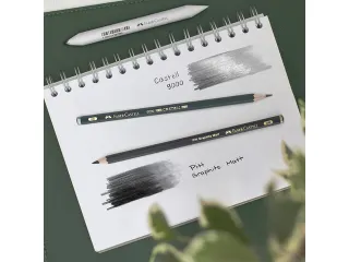 Grafietpotlood Faber-Castell Pitt Mat set 3 potl.10B,12B,14B, 1 gum, 1 - 10