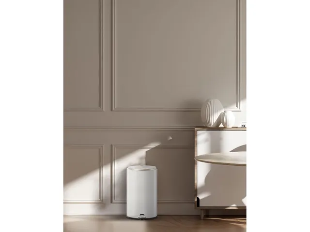 Cosmo pedaalemmer 12 Liter Rvs Mat Wit