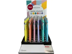 Pentel P205 Vulpotlood 0.5mm Pastel kleuren Assorti display 36 stuks