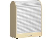 roldeurkast met verticale deur HxBxD 1030x800x400mm 2xhouten vloer