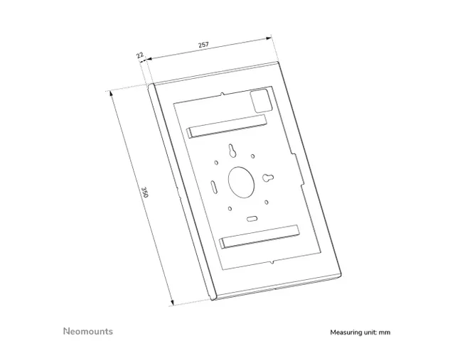 Neomounts WL15-602BL1 Tablethouder - vergrendelbaar (incl. slot) - VES