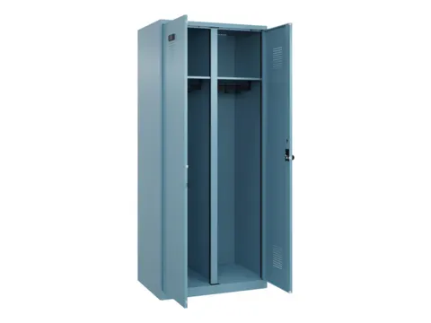 locker voor scheiding van kleding,HxBxD 1850x800x500mm,2vak