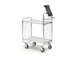 etagewagen,draagverm. 200kg,2etage(s),laadvl. LxB 750x425mm,houtetage