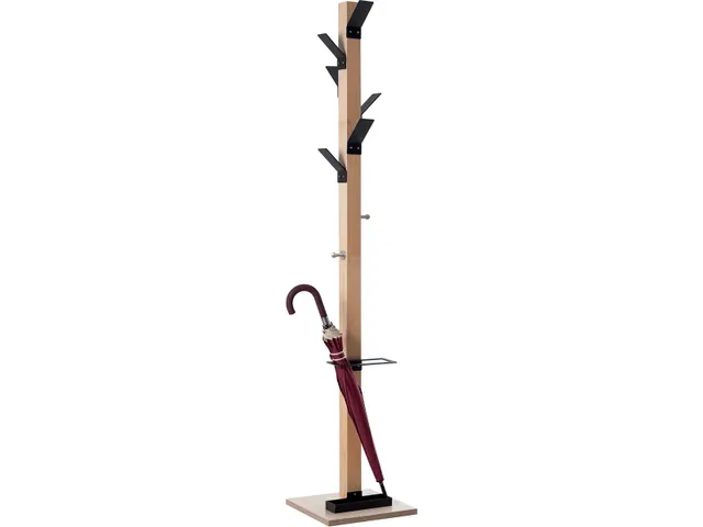 Kapstok Easycloth model B, uit hout, wit