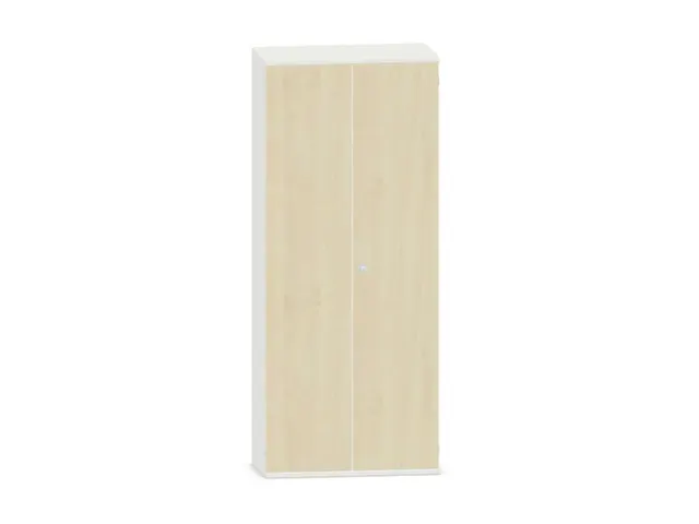 kantoorkast,HxBxD 1920x800x430mm,decor romp wit,decor front esdoorn