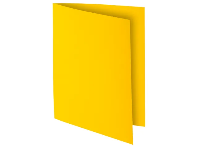 100 dossiermappen ROCK''S 220 24x32cm Citroengeel