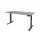 Dextro Plus Zit-sta Bureau Elektrisch 180x80 Grijs 25mm Zwart