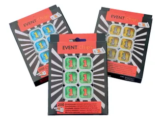 Consumptie breekmunten Combicraft 200 stuks blauw - 2