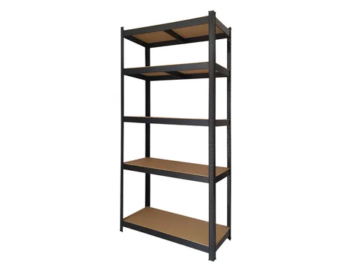 Stellingkast BRASQ 5 borden 90x40x180cm SU175 max 875 KG zwart