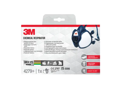 Masker 3M chemische stoffen FFABEK1 P3 D filters
