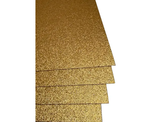 Glitterkarton Kangaro brons 50x70cm pak à 10 vel