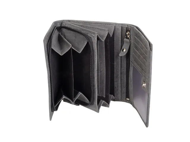 Damesportefeuille RFID Pride and Soul. Grijs leer.