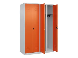 locker voor scheiding van kleding,HxBxD 1850x1200x500mm,4vak - 2