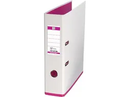 Elba Ordner Mycolour Pp A4 80mm Wit/Roze