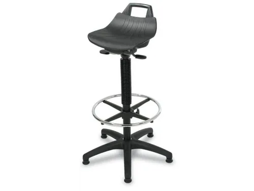 Stahulp Comfort 630-890mm Neigverstelling Glijders Voetenring Zwart