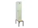 locker met bank,voor scheiding van kleding,HxBxD 2120x400x815mm,1vak