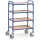 Bijzetwagen 32930 4 Etages Hout 250kg 630x470mm Ral5007