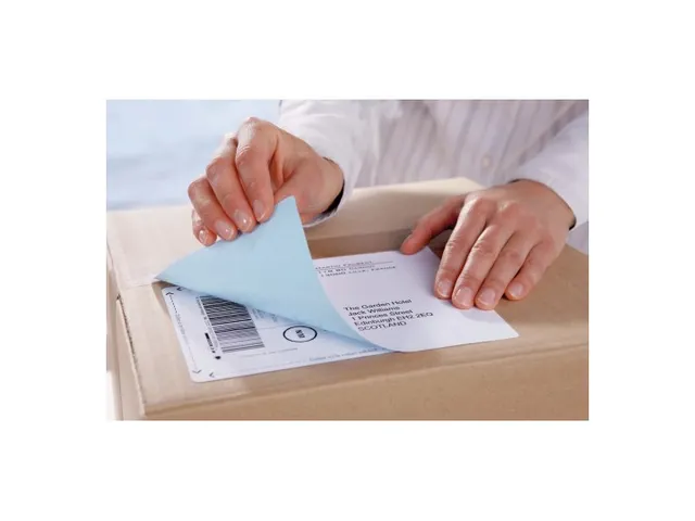 Etiket Avery L7166B-100 99.1x93.1mm blockout 600stuks