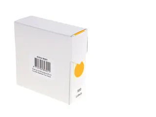 Etiket Rillprint 25mm 500st op rol fluor oranje - 1