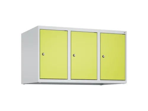 opzetkast,v. locker,3vak.,vak B 300mm,HxBxD 500x900x500mm,cilinderslot