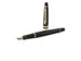 Stylo plume Waterman Expert Noir Laqué GT Medium encre bleue