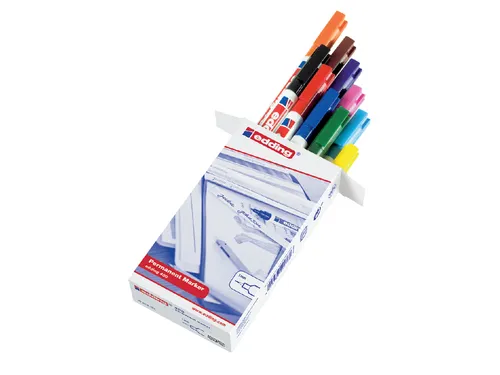 Viltstift edding 400 rond assorti 1mm set à 10st