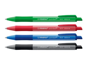 Balpen STABILO pointball colorful medium assorti blister à 4 stuks - 2