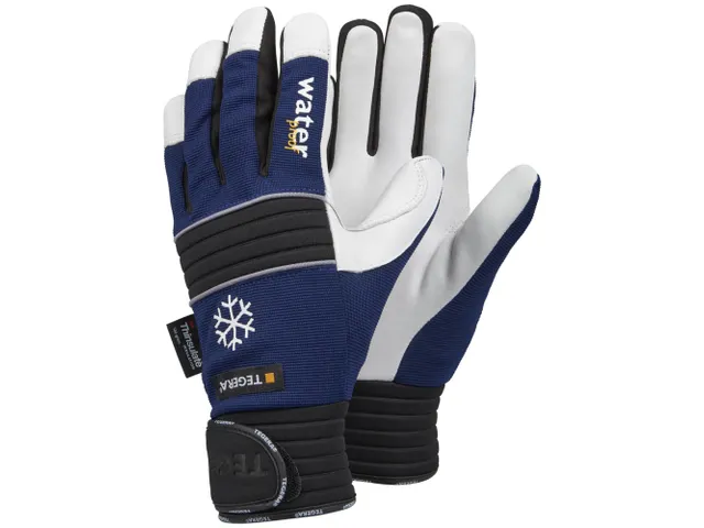 Tegera 297 koudebestendige handschoenen, blauw/zwart/wit, maat 8, per