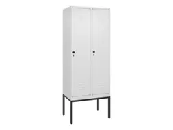 locker,HxBxD 2120x800x500mm,2vak,vak B 400mm,draaigrendel
