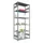 Rvs Inhaakstelling Basis 2500x1060x535mm 6legborden Vaklast 200kg