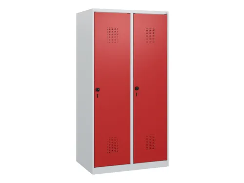 schoollocker,HxBxD 1530x800x500mm,2vak,vak B 400mm,draaigrendel