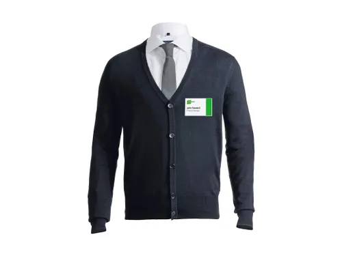 Badge Durable 8008 met speld 40x75mm