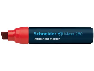 Marker Schneider Maxx 280 permanent beitelpunt rood - 3