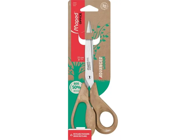 Schaar Maped Office Advanced Wood 21cm bruin