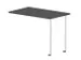 table de rallonge,haut. régl.,HxlxP 720-840x1000x600mm,MS-gris foncé