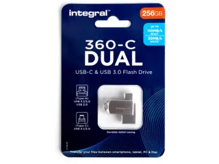 360-C Dual USB-C & USB 3.0 stick, 256 GB - 1