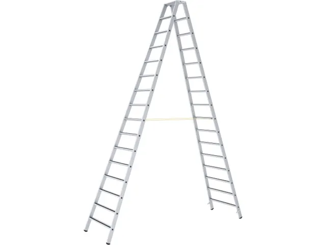 veiligheidsladder,beide zijden,2x4treden m. R13-laag,balk L 1,15m