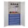 werkplaatskast,HxBxD 1950x1000x600mm,0xStalen bodem,9lade(n),RAL5010