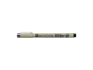 Fineliner Sakura pigma micron zwart 0.35mm - 2