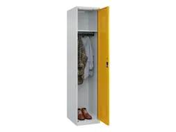 locker,HxBxD 1850x400x500mm,1vak,vak B 400mm,cil.-slot,staand op vloer