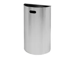 afvalbak,40l,HxBxD 647x395x195mm,wandmontage,romp RVS