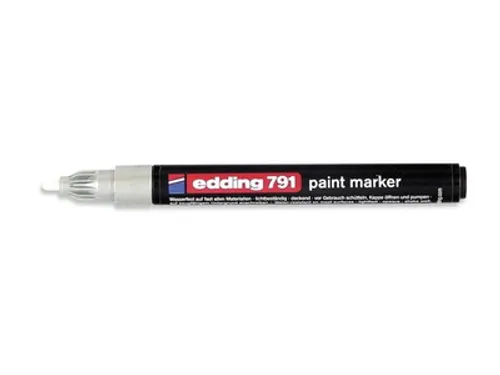 Paintmarker edding 791 op alcoholbasis 1-2mm zilver