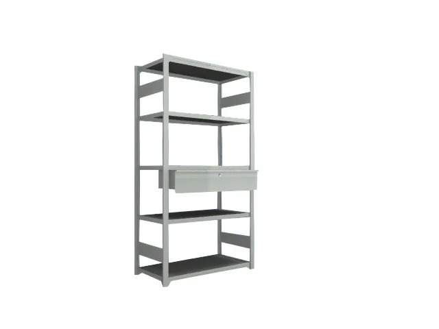 lade,v. inhaakstelling,HxBxD 200x918x438mm,RAL7035