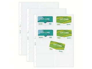 Showtas Leitz 4758 Visitekaart A4 Pp Transparant 11-Gaats - 10