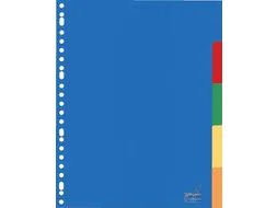 Tabblad Kangaro A4 blanco PP 120micron 5-delig 23-gaats krimp a 10 set