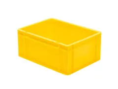 Euronorm-stapelbak 15l 175x400x300mm Wanden/bodem Gesloten Geel